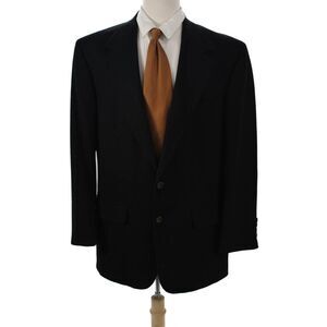 Peterborough Row Mens Black Cashmere Blazer Size 40